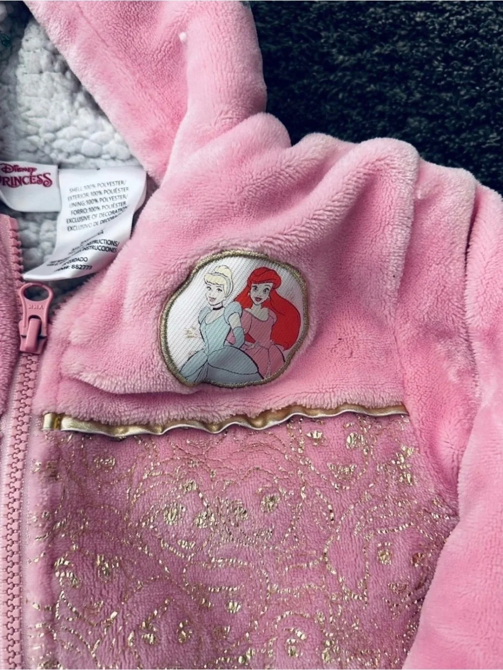 Disney Princess Girls Jacket Size 6 0136
